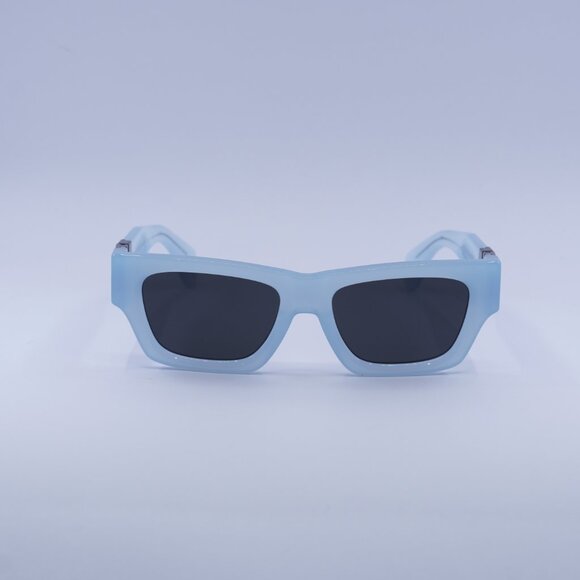 Palm Angels PERI10J MAGNOLIA 4007 Sunglasses Blue Rectangle Frame, Grey Lenses - Picture 3 of 9